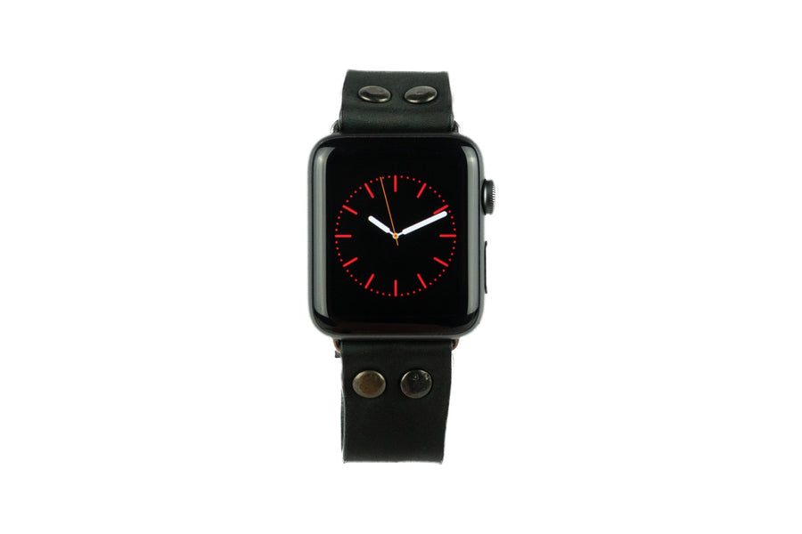 Per Apple watch cinturino pelle nero